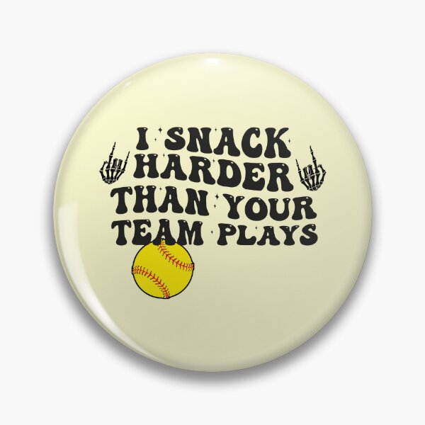 Item preview, I Snack Harder Than Your Team Plays, baseball, trendy baseball, funny baseball designed and sold by FloraPlantTees.