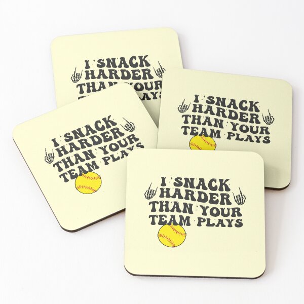 Item preview, I Snack Harder Than Your Team Plays, baseball, trendy baseball, funny baseball designed and sold by FloraPlantTees.