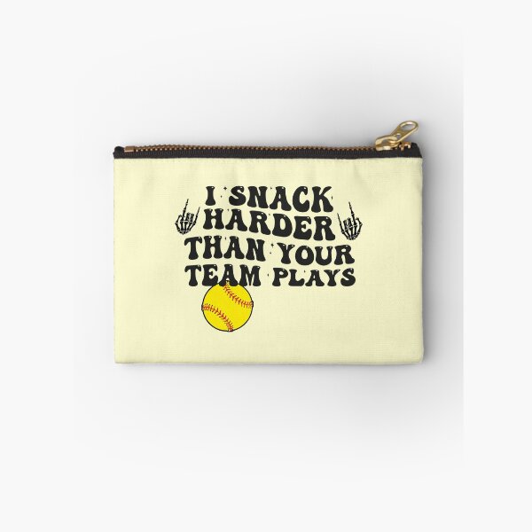 Item preview, I Snack Harder Than Your Team Plays, baseball, trendy baseball, funny baseball designed and sold by FloraPlantTees.