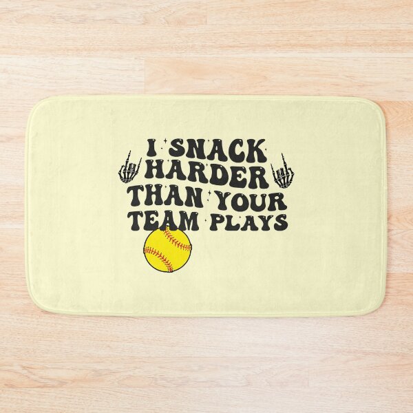 Item preview, I Snack Harder Than Your Team Plays, baseball, trendy baseball, funny baseball designed and sold by FloraPlantTees.