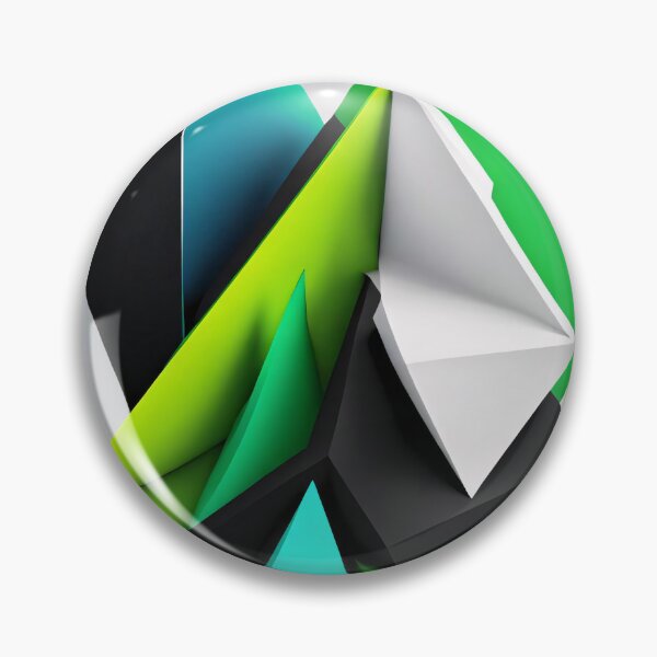 Item preview, Abstract Shape Art Green White Grey V3 designed and sold by Salimgor Hangaround Music.