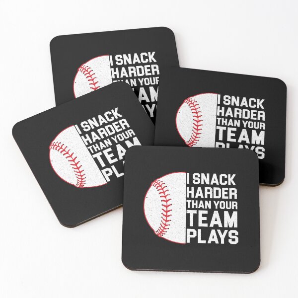 Item preview, I Snack Harder Than Your Team Plays, baseball, trendy baseball, funny baseball designed and sold by FloraPlantTees.