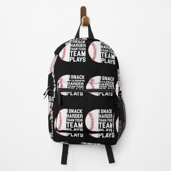 Item preview, I Snack Harder Than Your Team Plays, baseball, trendy baseball, funny baseball designed and sold by FloraPlantTees.