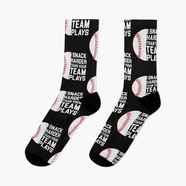Item preview, I Snack Harder Than Your Team Plays, baseball, trendy baseball, funny baseball designed and sold by FloraPlantTees.