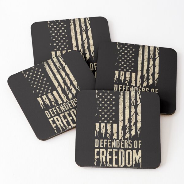Item preview, Defenders of Freedom Veterans Day Shirt - Patriotic American Flag Design designed and sold by HOMEDESIGNPRINT.
