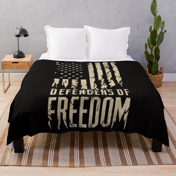 Item preview, Defenders of Freedom Veterans Day Shirt - Patriotic American Flag Design designed and sold by HOMEDESIGNPRINT.