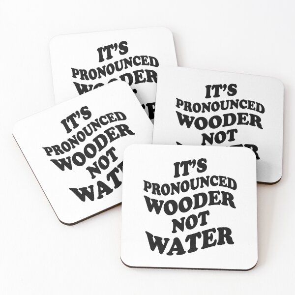 Item preview, It's Pronounced Wooder Not Water Funny Rerto Groovy Philly designed and sold by dbreeze10.