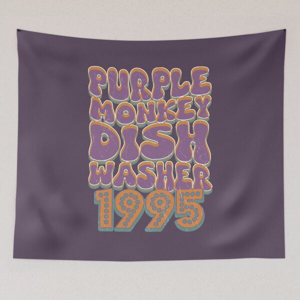 Item preview, Purple Monkey Dishwasher designed and sold by robotrobotROBOT.