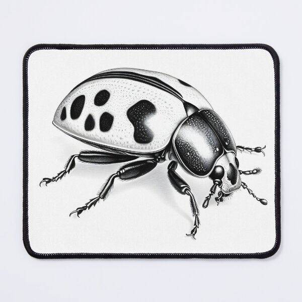 Item preview, Black and White Ladybug Pencil Drawing! designed and sold by Pencil-Art.
