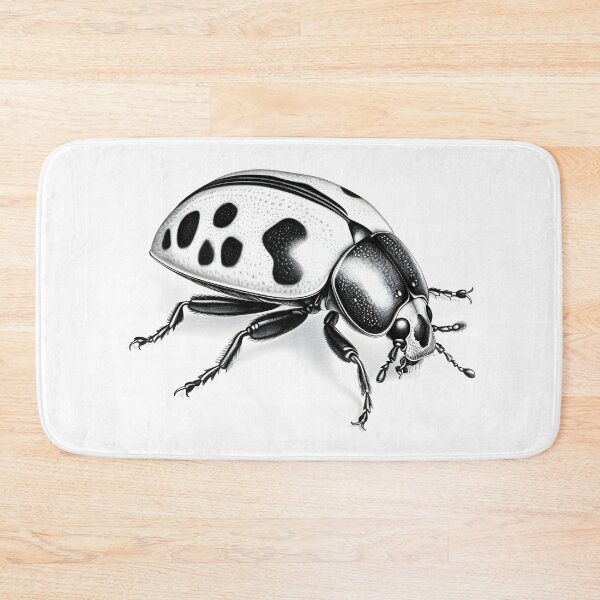 Item preview, Black and White Ladybug Pencil Drawing! designed and sold by Pencil-Art.