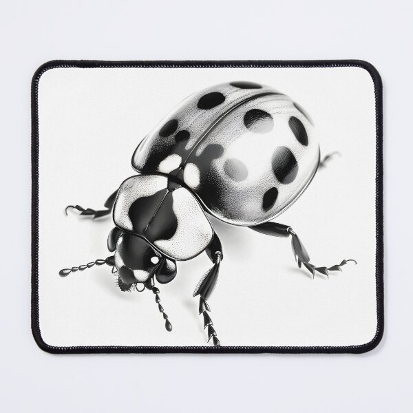 Item preview, Black and White Ladybug Pencil Drawing! designed and sold by Pencil-Art.