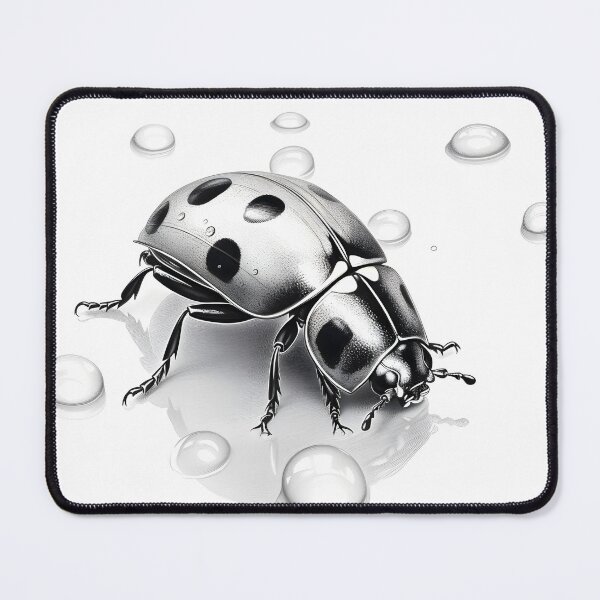 Item preview, Black and White Ladybug Pencil Drawing! designed and sold by Pencil-Art.