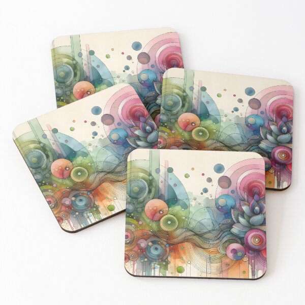 Item preview, Verdant Whispers Aet with Succulents designed and sold by SophiaOnePiece.
