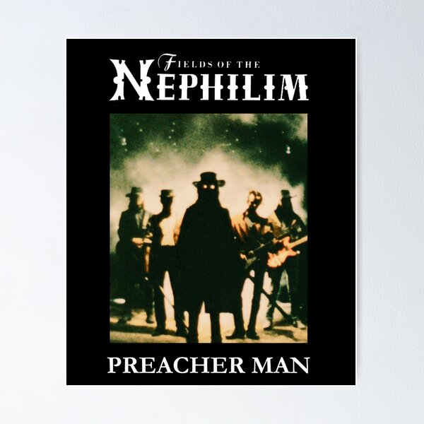 Artikel-Vorschau von Fields of the Nephilim - Dawnrazor - Preacher Man, designt und verkauft von morbidmetal.