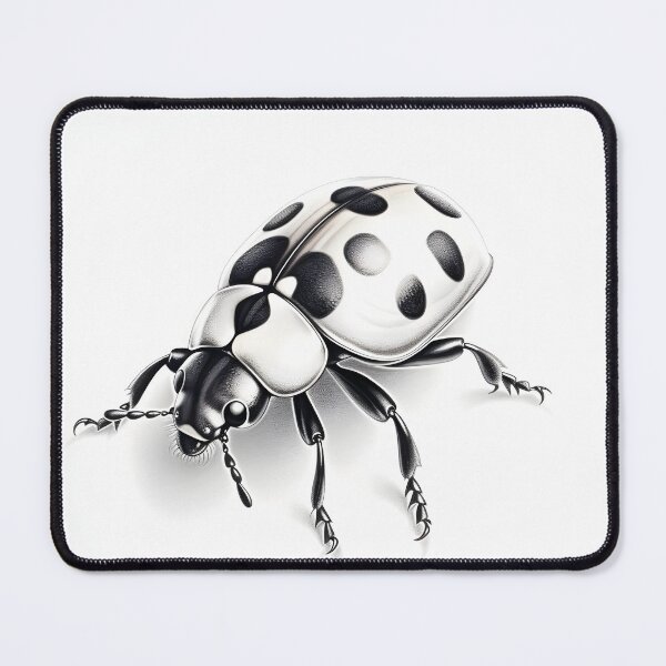 Item preview, Black and White Ladybug Pencil Drawing! designed and sold by Pencil-Art.