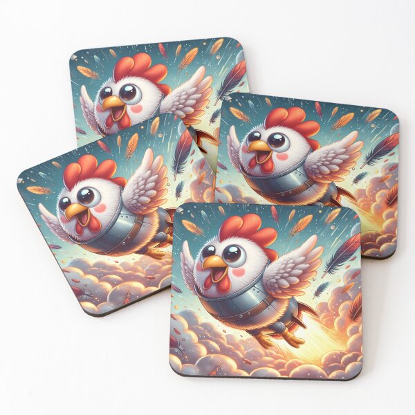 Item preview, Rocket Chicken Skyward Spectacle designed and sold by Divyansh200102.