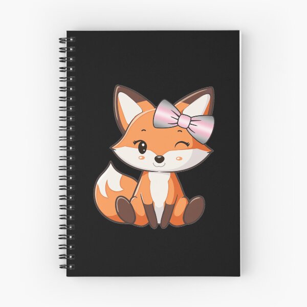 Item preview, Cute Red Fox with Demigirl Pride Flag Bow, Subtle Foxy Kawaii Demi Pride Design  designed and sold by Travelslightly.