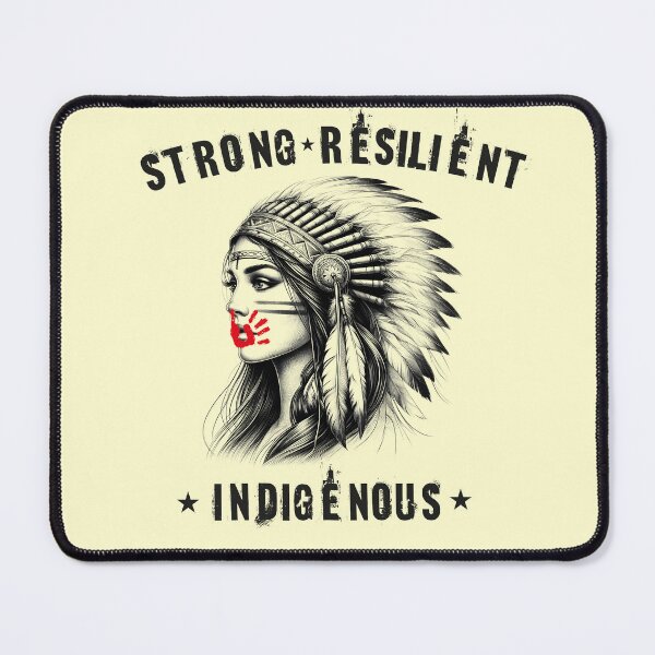 Item preview, Strong Resilient Indigenous, I Wear Red For My Sisters, Justice For MMIW designed and sold by VerdePlantTees.