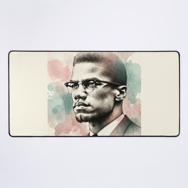 Item preview, Malcolm X: Vision of Justice designed and sold by LuminShadowArt.