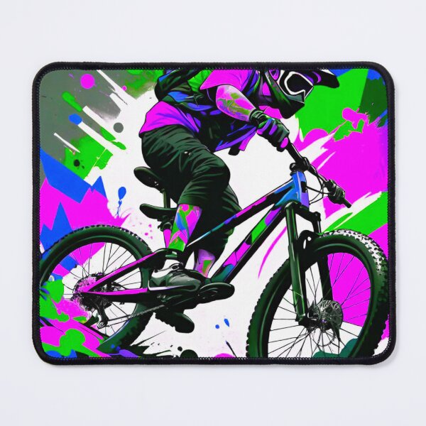 Item preview, Vibrant Velocity: The Mountain Biker’s Odyssey designed and sold by GrizzlyCollective.