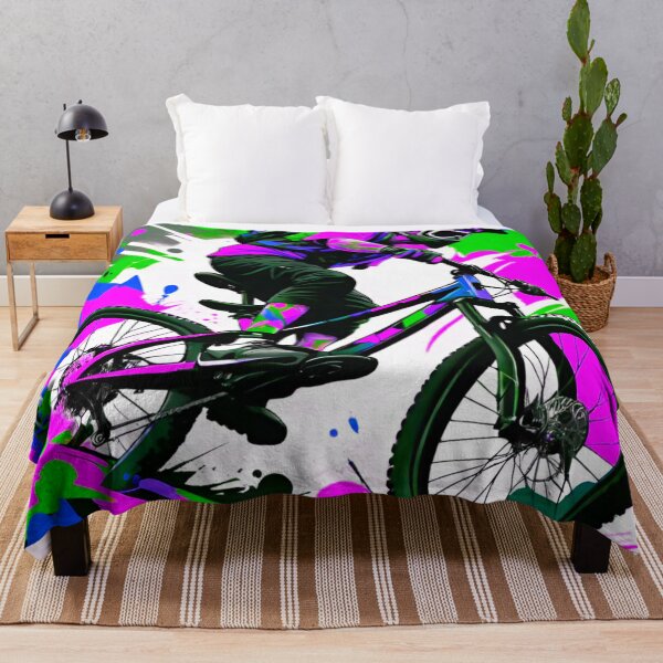 Item preview, Vibrant Velocity: The Mountain Biker’s Odyssey designed and sold by GrizzlyCollective.