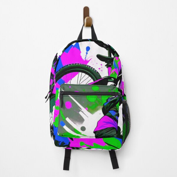 Item preview, Vibrant Velocity: The Mountain Biker’s Odyssey designed and sold by GrizzlyCollective.