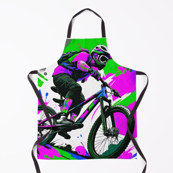 Item preview, Vibrant Velocity: The Mountain Biker’s Odyssey designed and sold by GrizzlyCollective.
