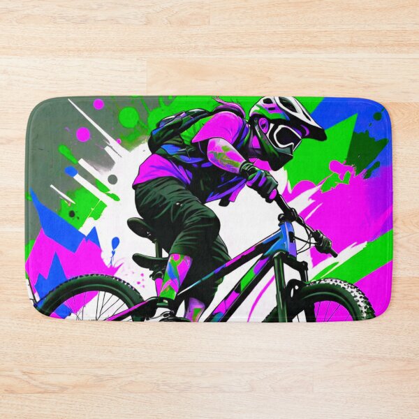 Item preview, Vibrant Velocity: The Mountain Biker’s Odyssey designed and sold by GrizzlyCollective.