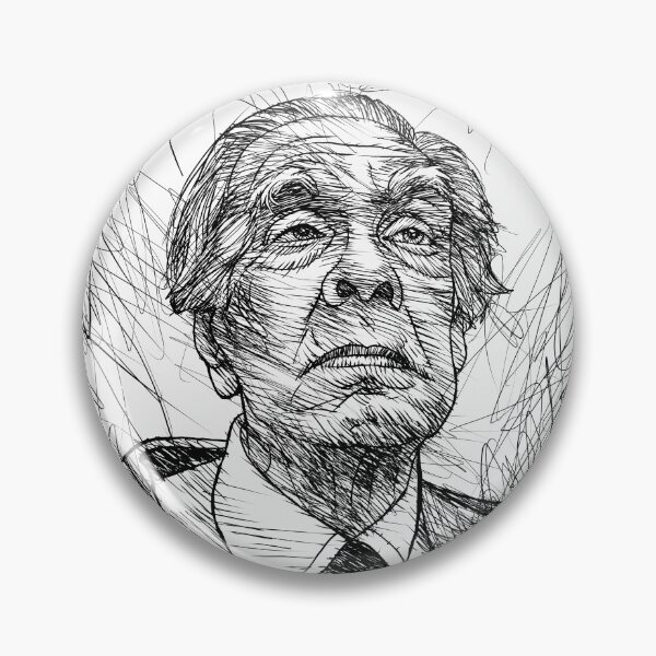 Item preview, BORGES ink portrait .3 designed and sold by lautir.