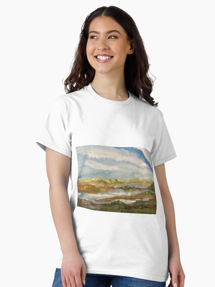 Thumbnail 2 of 7, Classic T-Shirt, Landscape designed and sold by DoniaAlSaleh.