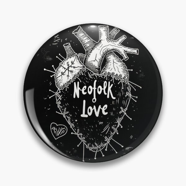 Item preview, Neofolk Love: Heart Stitched with neoclassical and "Irish folk" music style. designed and sold by Piotrek0001.