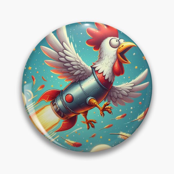 Item preview, Rocket Chicken Aerial Antics Display designed and sold by Divyansh200102.