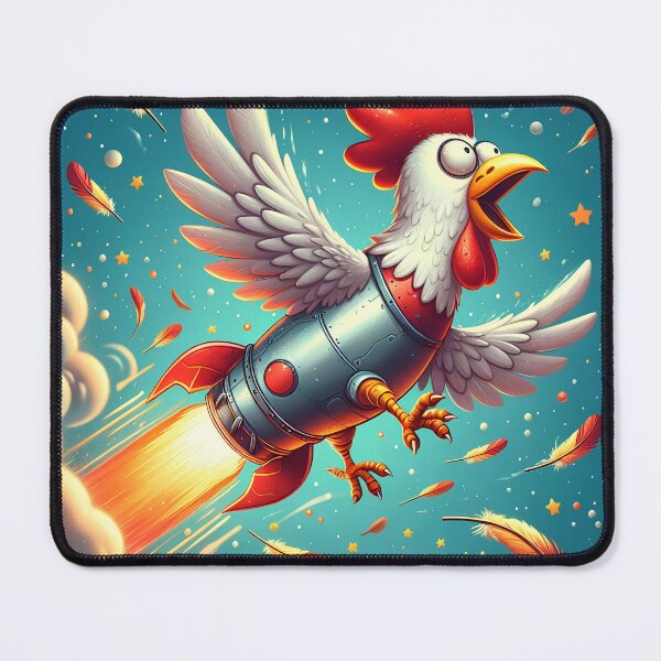 Item preview, Rocket Chicken Aerial Antics Display designed and sold by Divyansh200102.