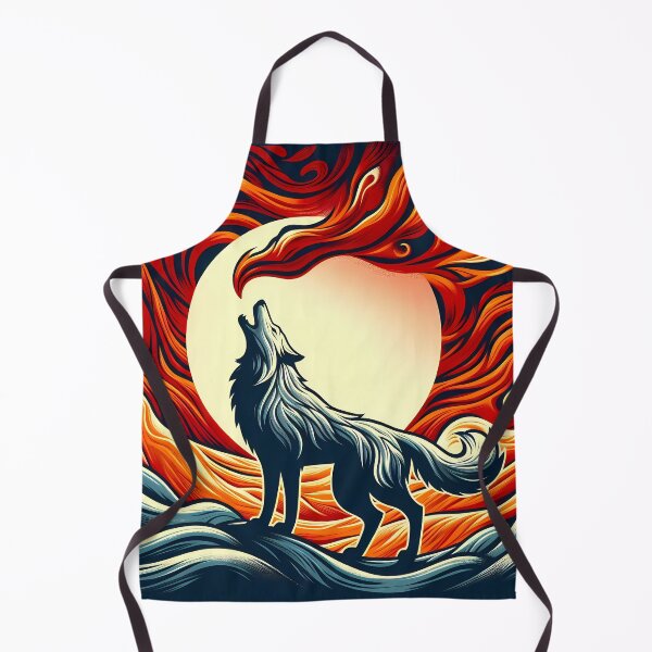 Item preview, Lava Fire Wolf, Ai Generated Art  designed and sold by ACC .