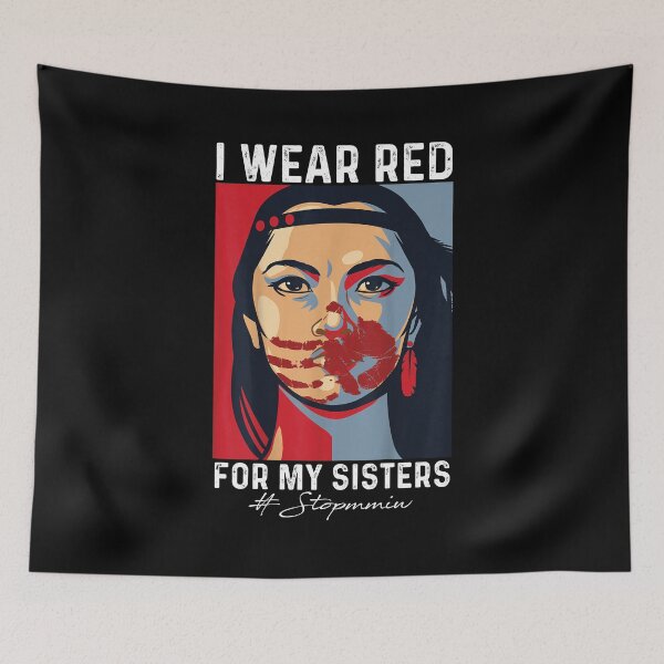 Item preview, I Wear Red For My Sisters, Native American, Stop MMIW, Strong Resilient Indigenous designed and sold by VerdePlantTees.