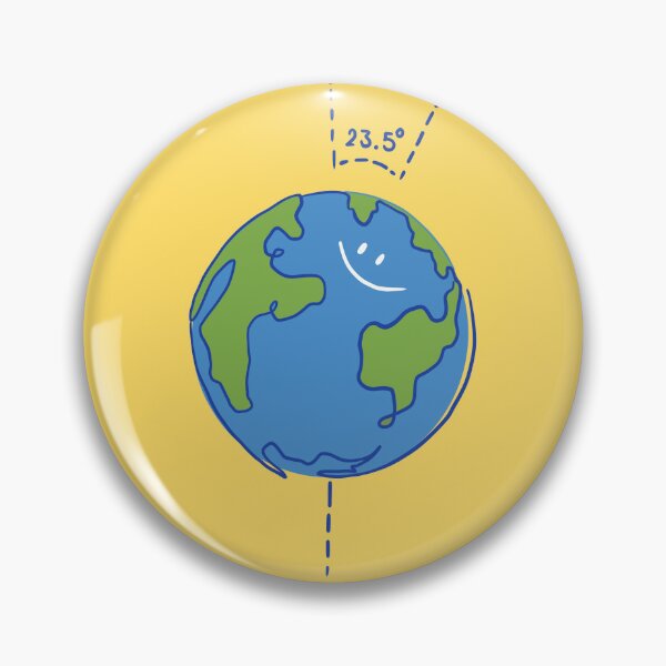 Item preview, 23.5 Earth on Ongsa Tote bag - Yellow Background  | Tilt - The world is tilted 23.5 degree 23point5 MilkLove OngsaSun Thai GL designed and sold by PawaPotto.