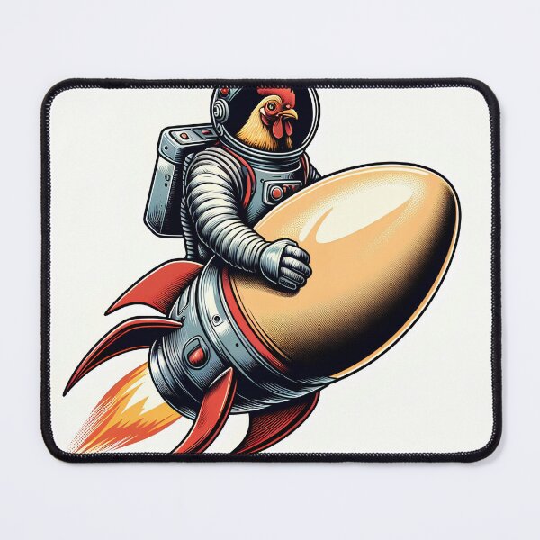 Item preview, Rocket Chicken Eggstronaut Adventures designed and sold by Divyansh200102.