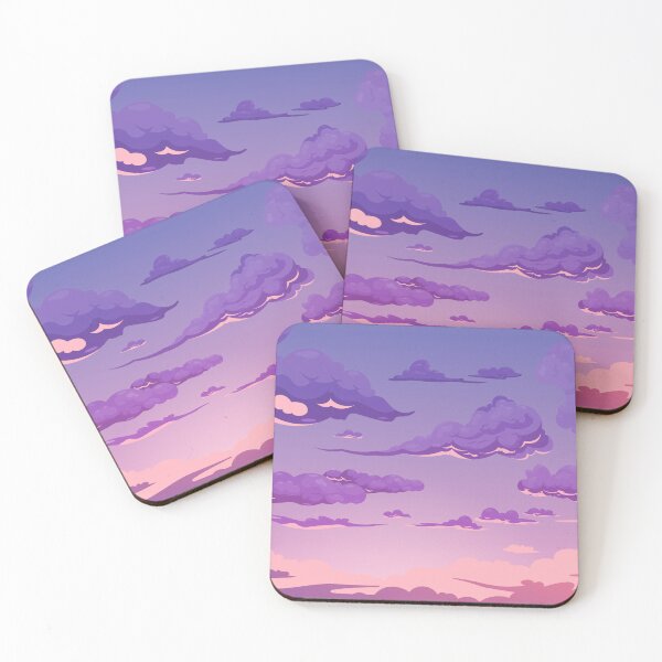 Item preview, Purple clouds at sunset designed and sold by tqueen.