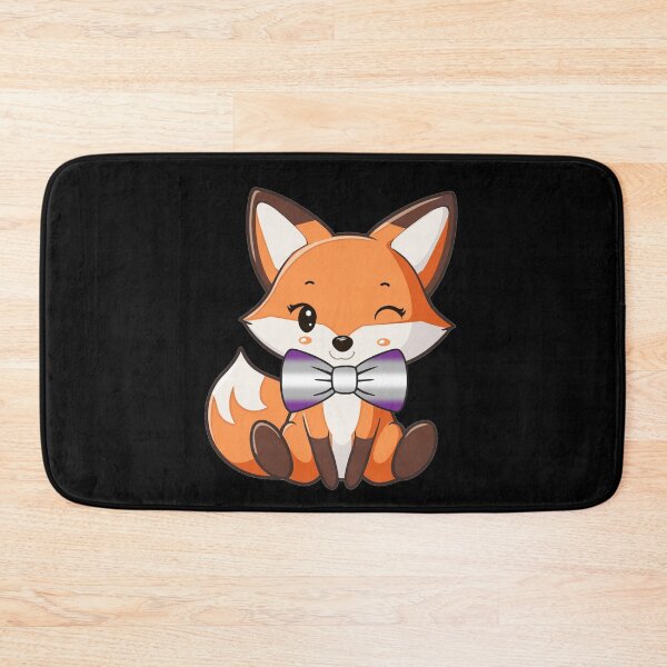 Item preview, Cute Red Fox with Graysexual Pride Flag Bowtie, Subtle Foxy Kawaii GreysexualPride Design  designed and sold by Travelslightly.