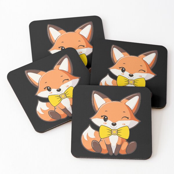 Item preview, Cute Red Fox with Intersex Pride Flag Bowtie, Subtle Foxy Kawaii Intersex Pride Design  designed and sold by Travelslightly.