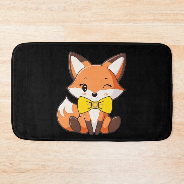 Item preview, Cute Red Fox with Intersex Pride Flag Bowtie, Subtle Foxy Kawaii Intersex Pride Design  designed and sold by Travelslightly.