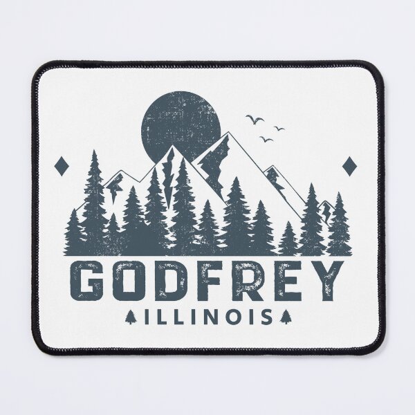 Item preview, Godfrey Illinois Mountain Souvenir designed and sold by Wild-Outside.