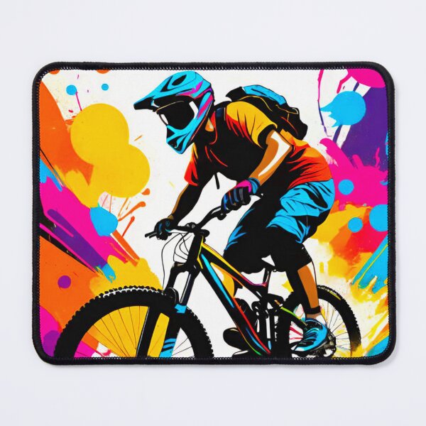 Item preview, Psychedelic Shredder: Vibrant Trails of Adventure designed and sold by GrizzlyCollective.