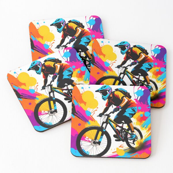 Item preview, Psychedelic Shredder: Vibrant Trails of Adventure designed and sold by GrizzlyCollective.
