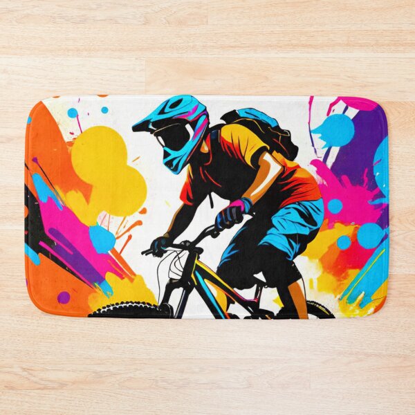 Item preview, Psychedelic Shredder: Vibrant Trails of Adventure designed and sold by GrizzlyCollective.