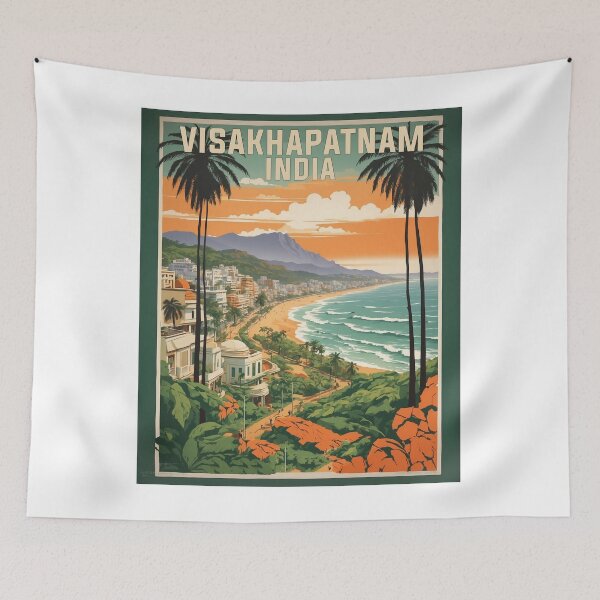 Artikelvorschau, Visakhapatnam Indien Vintage Reisetourismus entworfen und verkauft von TravelersGems.