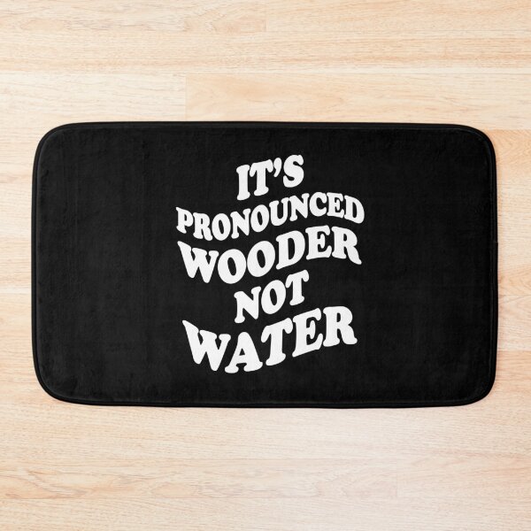 Item preview, Copy of It's Pronounced Wooder Not Water Philly Funny Groovy Retro designed and sold by dbreeze10.