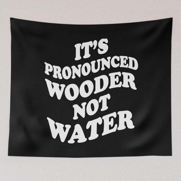 Item preview, Copy of It's Pronounced Wooder Not Water Philly Funny Groovy Retro designed and sold by dbreeze10.