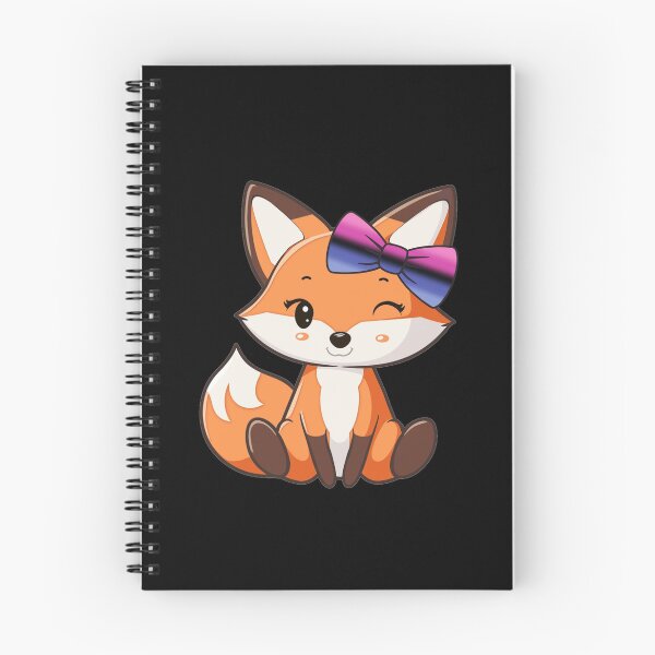 Item preview, Cute Red Fox with Omnisexual Pride Flag Bow, Subtle Foxy Kawaii Omni Pride Design  designed and sold by Travelslightly.