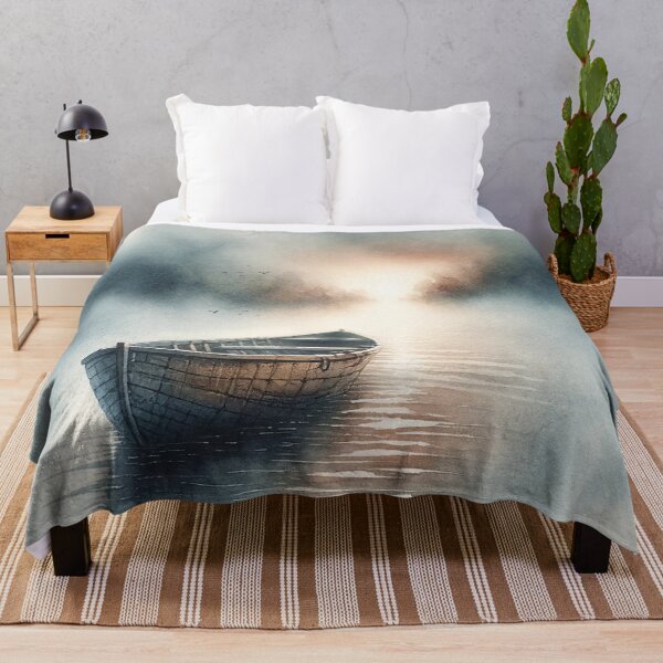 Item preview, Fog over Water: Tranquil Morning Solace designed and sold by LuminShadowArt.